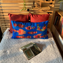 Load image into Gallery viewer, Long Cushion Cover - Gond Fish