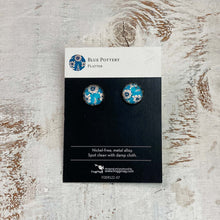 Load image into Gallery viewer, Studs - Blue Pottery, Platter detail