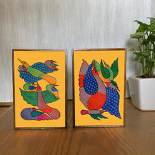 Load image into Gallery viewer, Bookends - Gond Birds