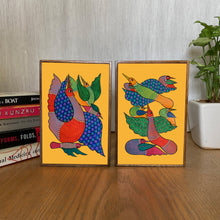 Load image into Gallery viewer, Bookends - Gond Birds