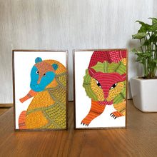 Load image into Gallery viewer, Bookends - Gond Big Cats
