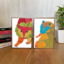 Load image into Gallery viewer, Bookends - Gond Big Cats