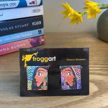 Load image into Gallery viewer, Magnetic Bookmarks set of 2 - Frogg Art-Twins