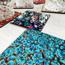 Load image into Gallery viewer, Coasters set of 6 - Naqashi,Kashmir