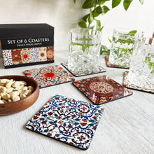Load image into Gallery viewer, Coasters set of 6 - Palace Walks
