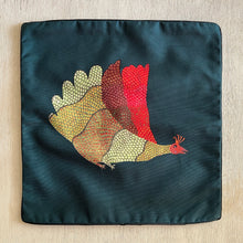 Load image into Gallery viewer, Art Cushion Cover - Gond Peahen, Madhya Pradesh