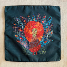 Load image into Gallery viewer, Art Cushion Cover - Gond Pecock, Madhya Pradesh