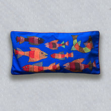 Load image into Gallery viewer, Long Cushion Cover - Gond Fish
