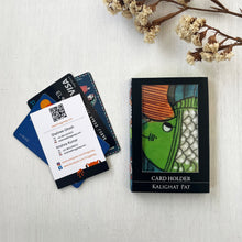 Load image into Gallery viewer, Card Holder - Kalighat Pat (Green)