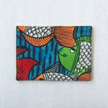 Load image into Gallery viewer, Card Holder - Kalighat Pat (Green)