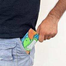 Load image into Gallery viewer, Card Holder - Kalighat Pat (Green)