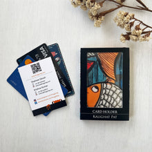 Load image into Gallery viewer, Card Holder - Kalighat Pat (Yellow)