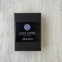 Load image into Gallery viewer, Cufflinks - Blue Pottery