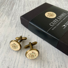 Load image into Gallery viewer, Cufflinks - Mural Amer Fort, Ganesh Pol, Jaipur