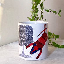 Load image into Gallery viewer, Mug - Gond - Leopard and Deer