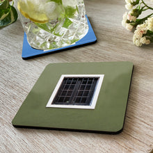 Load image into Gallery viewer, Coasters set of 2 - Goa Windows