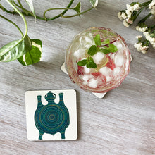 Load image into Gallery viewer, Coasters set of 2 - Bhil Turtle