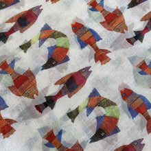 Load image into Gallery viewer, Scarf Chanderi - Fish Gond