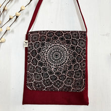 Load image into Gallery viewer, Cross Sling Bag, Isa Khan's Tomb, Painted dome detail