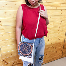 Load image into Gallery viewer, Cross Sling Bag, Magen David Synagogue, Kolkata, Tiled Floor