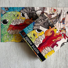 Load image into Gallery viewer, Jigsaw Puzzle 75 Pieces - The dragon charmers