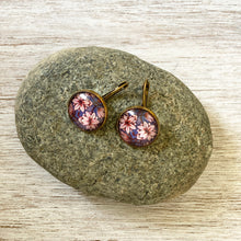 Load image into Gallery viewer, 18 mm Round Lever Back - City Palace - Jaipur, Lotus Mural