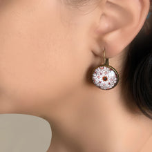 Load image into Gallery viewer, 18 mm Round Lever Back - Hawa Mahal - Jaipur, Painted Dome