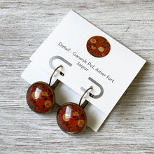 Load image into Gallery viewer, 18 mm Round Lever Back - Amer Fort - Rajasthan, Ganesh Pol mural