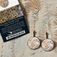 Load image into Gallery viewer, 25 mm Round Lever Back - Prachin Kaari Platter, Marble inlay work