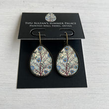 Load image into Gallery viewer, Drop Earrings - Tipu Sultan's Summer Palace, Painted Wall Panel