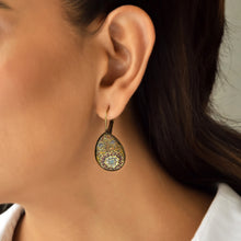 Load image into Gallery viewer, Drop Earrings - Tipu Sultan's Summer Palace, Ribbed Ceiling Panel