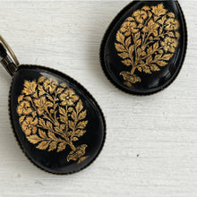 Load image into Gallery viewer, Drop Earrings - Tipu Sultan's Summer Palace, Painted Door Panel