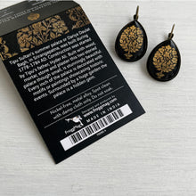 Load image into Gallery viewer, Drop Earrings - Tipu Sultan's Summer Palace, Painted Door Panel