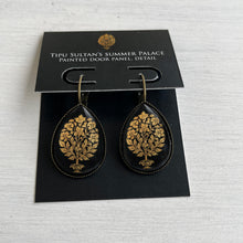 Load image into Gallery viewer, Drop Earrings - Tipu Sultan's Summer Palace, Painted Door Panel