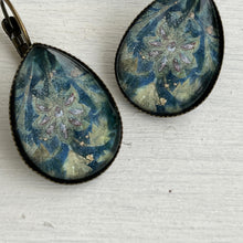 Load image into Gallery viewer, Drop Earrings - Tipu Sultan's Summer Palace, Painted Wall Panel