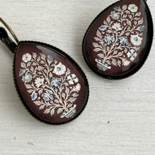 Load image into Gallery viewer, Drop Earrings - Tipu Sultan's Summer Palace, Painted Plaster Panel