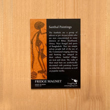 Load image into Gallery viewer, Fridge Magnet Single - Santhal