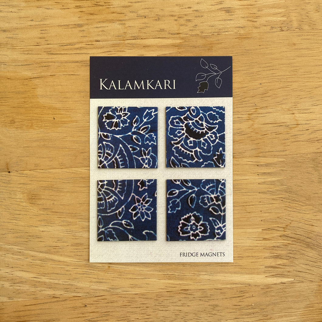 Fridge Magnet set of 4 - Kalamkari