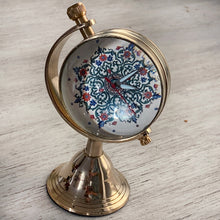 Load image into Gallery viewer, Globe Clock - Painted Medallion, Jaipur