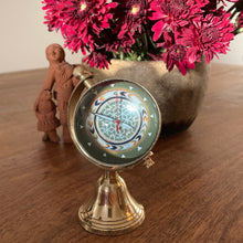 Load image into Gallery viewer, Globe Clock - Painted Medallion, Nahargarh, Jaipur
