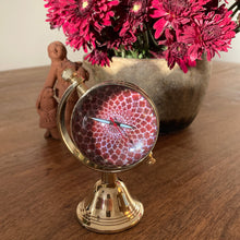 Load image into Gallery viewer, Globe Clock - Painted Dome, Taj Mahal Mosque