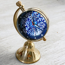 Load image into Gallery viewer, Globe Clock - Blue Pottery, Platter Jaipur