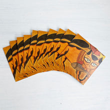 Load image into Gallery viewer, Gift Tag Set of 10 - Kalighat Pat Painting-  West Bengal