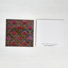 Load image into Gallery viewer, Gift Tag Set of 10 - City Palace Jaipur Lotus