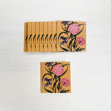 Load image into Gallery viewer, Gift Tag Set of 10 - Mughal Flowers