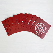 Load image into Gallery viewer, Gift Tag Set of 10 - Alpona (Bengal)