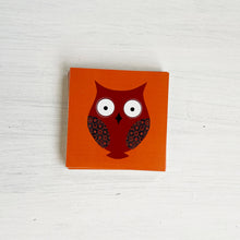 Load image into Gallery viewer, Gift Tag Set of 10 - Ajrakh Owl