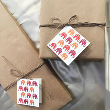 Load image into Gallery viewer, Gift Tag Set of 10 - Elephant