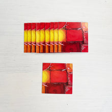 Load image into Gallery viewer, Gift Tag Set of 10 - Vermilion, Sonepur Mela, Bihar