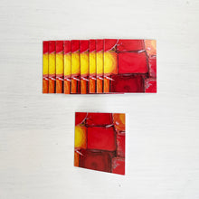 Load image into Gallery viewer, Gift Tag Set of 10 - Vermilion, Sonepur Mela, Bihar